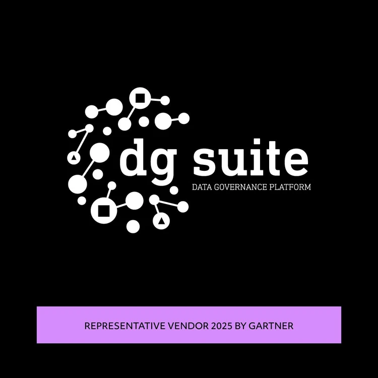 DG SUITE logo: representative vendor 2025 by Gartner